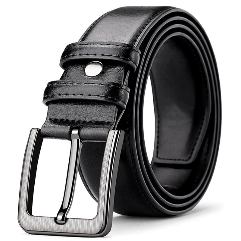 حزام رجالي جلدي أنيق – تصميم كلاسيكي black